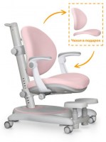 Детское кресло Mealux Ortoback    Plus розовое
